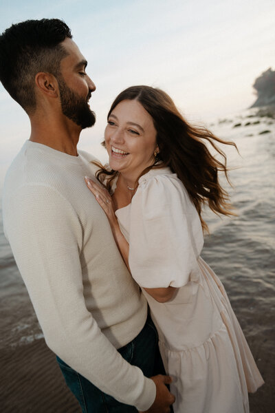 couple embracing