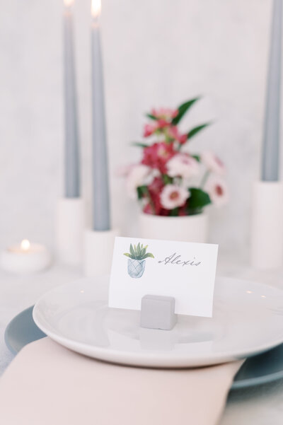 Place Card Holder for Home or Wedding Decor