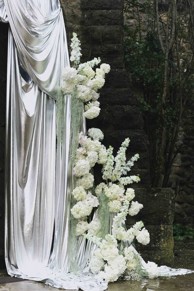 black and white wedding