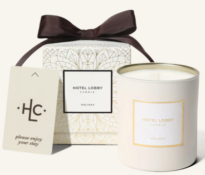 hotel lobby holiday candle | carlisledigitalmarketing.com