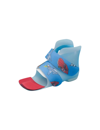 Image of a Supra Malleolar Orthosis (SMO) device, which improves foot stability for better balance and alignment.
