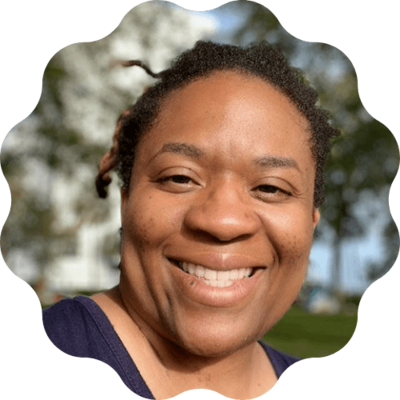 Headshot of Erika Lawson a black doula who offers virtual doula services