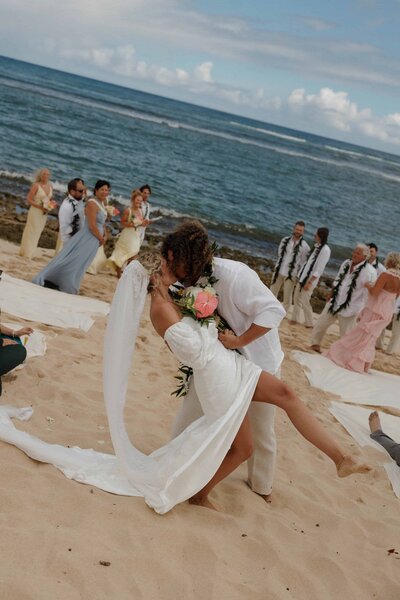 Cassie Beth Photography is a Hawai'i and destination wedding photographer. Cassie Beth Photography focuses on genuine moments, making her clients feel relaxed, and capturing the intimate moments.