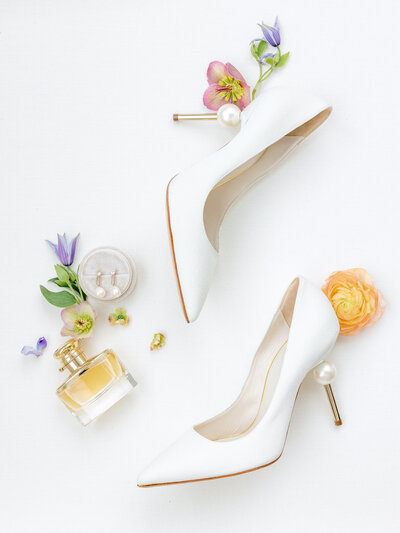 New England wedding photographer bridal shoes