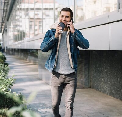 NYC therapy clients—professionals managing daily stressors while staying connected. Ideal for highlighting therapy specialties like anxiety, perfectionism, and life transitions at LightLine Therapy.