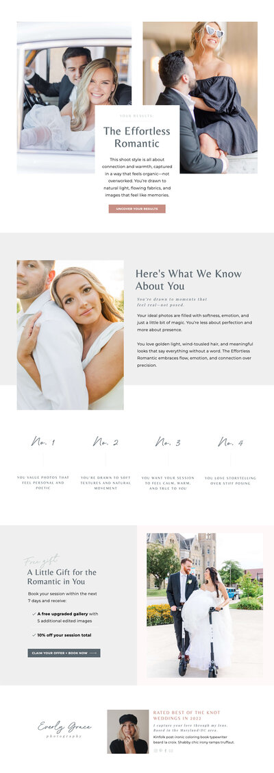 Easy to update Showit website for Coaches, VAs and Service Providers