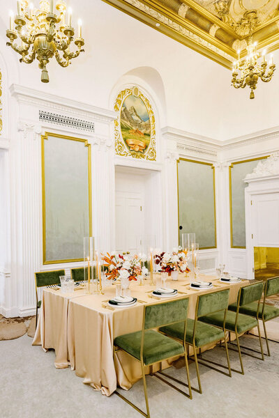 Ballroom at Fairmont Palliser, historical and romantic, Calgary wedding venue, featured on the Brontë Bride Vendor Guide.