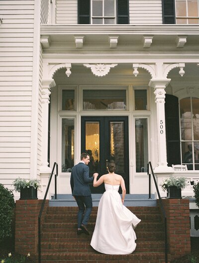 Raleigh Wedding-FILM-Casie Marie Photography-Merrimon Wynne House, NC-36