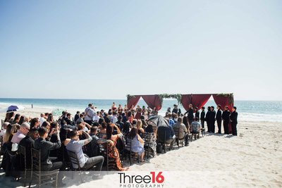 Wedding Ceremony at Salt Creek Beach in Dana Point