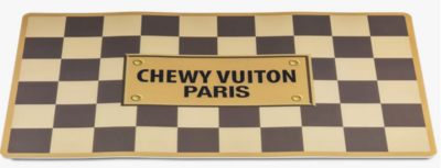 Checkered Chewy Vuiton Wipe Clean Placemat