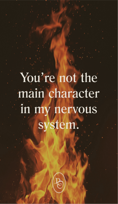 Close-up of ByeCurious card deck featuring powerful prompts for reclaiming your voice after a breakup, burnout, or boundary breach.