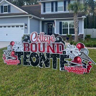 custom yard sign for graduation