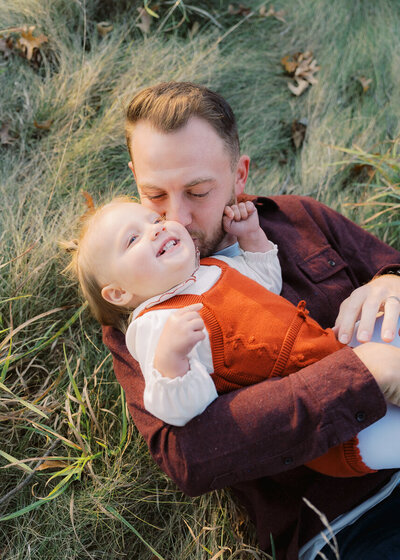 film family photos with magnolias at cantigny park