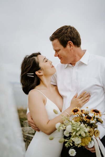 Joshua Tree engagement session at sunrise