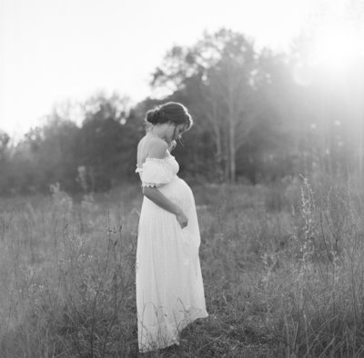 Black and White Maternity Photography near Coral Springs Florida