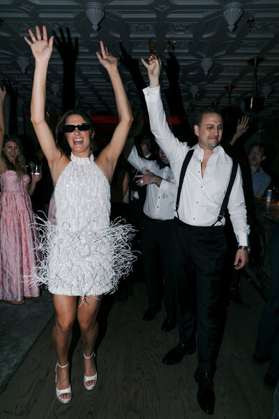Bride and Groom dress change after party Druzie and Darr The Hermitage Hotel