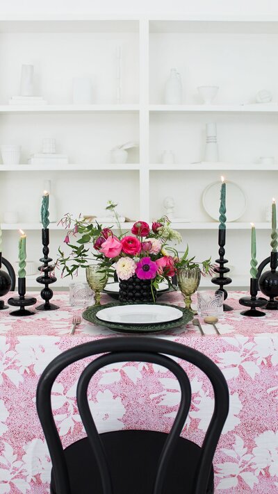 Wedding florals in an organic color palette