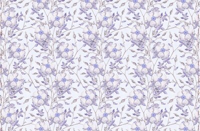 KK Harris Fabric - Pompeian Rose Lalique - One Yard Overview
