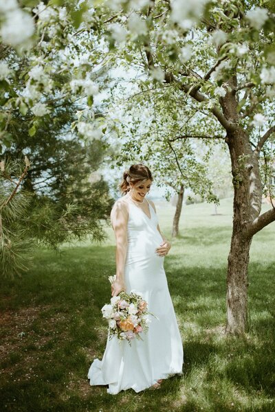 Bridal photos in Muscatine Iowa