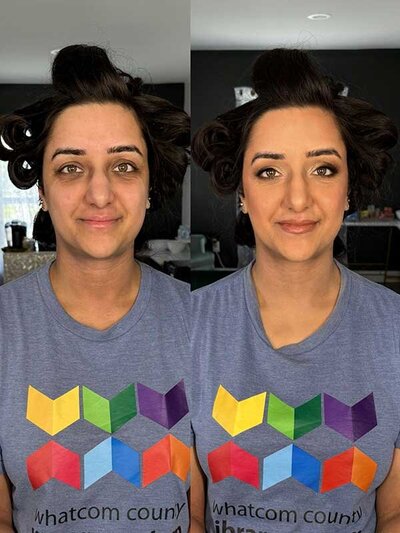 Before and after transformation