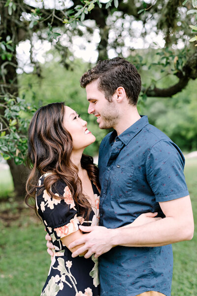 Angela and Eric's Engagement session at Bull Creek Park