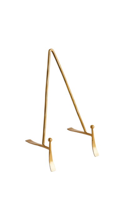 Gold single book stand by Zara Home