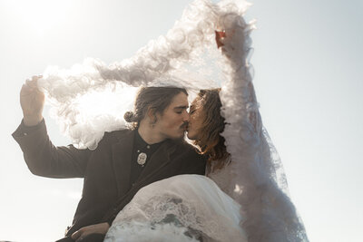 Winter Maryland Hiking Elopement