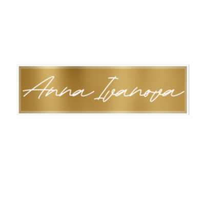 Anna Ivanova website design logo.