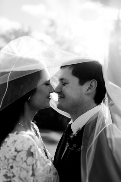 bride and groom at georgia wedding