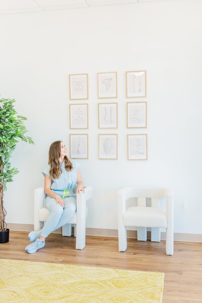 Branding photography session for a chiropractor in Oklahoma City, Yukon 