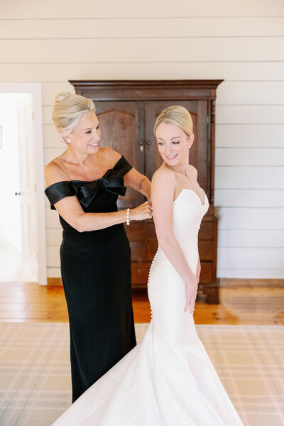 Bride Getting Ready at The Farm at Old Edwards Inn
