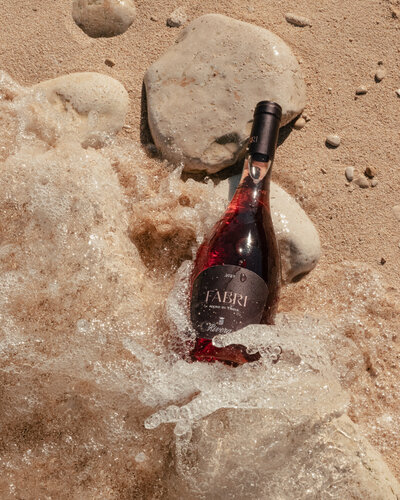 Lost at Sea - Fabri Rose Wine photographed by Gretchen Reese, The Wine & Whiskey Photographer