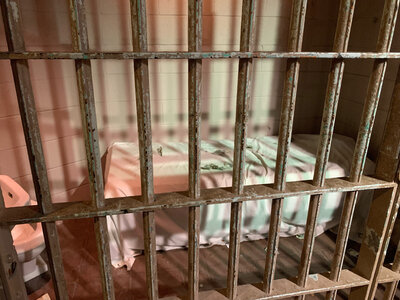 Jail cell in museum