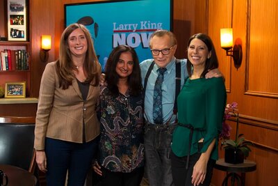Diana joins Mallika Chopra and Tamara Levitt with Larry King