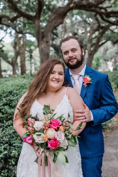 Audrey + Trevor -  Elopement at Forsyth Park in Savannah - The Savannah Elopement Package, Flowers by Ivory and Beau