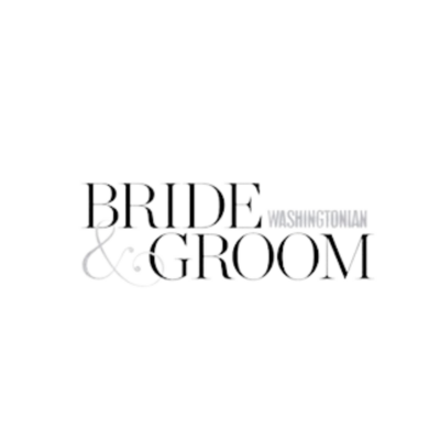 bride and groom logo