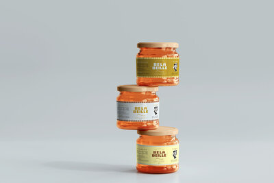 Logo, packaging, and brand identity for Belabeille combine playful cowgirl motifs with strategic branding for female-led honey businesses. Vibrant, retail-ready design connects with consumers and creates a memorable, professional experience.

Belabeille’s branding, logo, and packaging were designed to amplify boutique honey brands in the CPG space. The southern-inspired, cowgirl-themed visual identity communicates quality, personality, and shelf-appeal that converts customers.