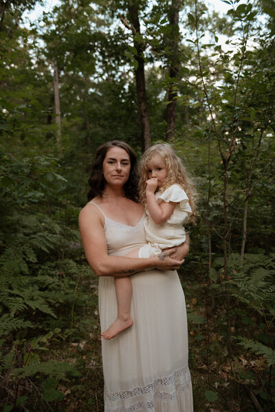 Mother with her daughters