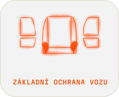 stylizovaná ilustrace vybavené dodávky