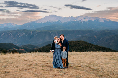 Family photos in colorado