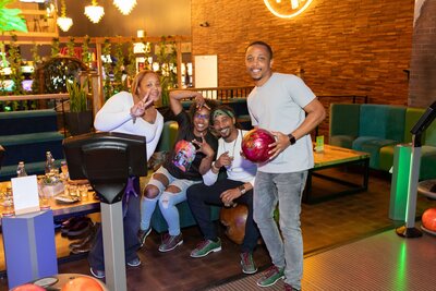 Team behind the bar at Your 3rd Spot