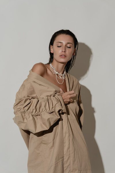 Minimalistic bridal branding shoot for A.B. Bridal
