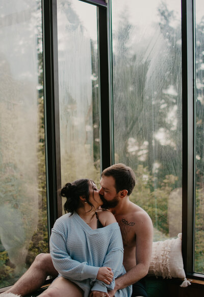 Coastal couple get away in the pacific northwest.