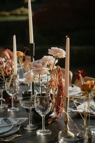 Wedding tablescape design