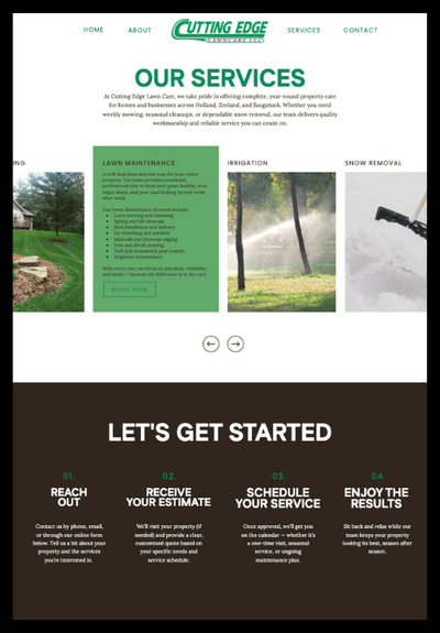 Custom Showit website design in West Michigan by Madison Paige Design Co.