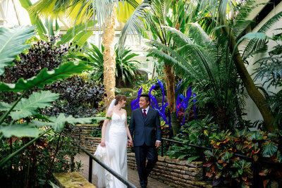Bridals bride and groom walking image by Colorful Destination Wedding photographer Jess Rene
