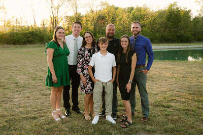 photo of photographer and her family