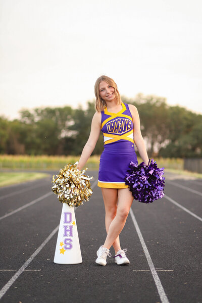 Deshler Nebraska Cheer Photography