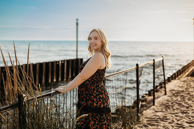 Ionia Senior with car