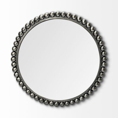 Round Modern Accent Mirror Progression By Design